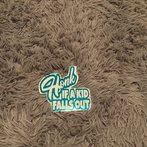 Car vinyl sticker sparkly teal